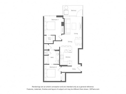 illustration of a hypothetical hypothetical floor plan of a house